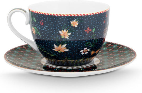 PiP Studio Berry Set Tassen Tee aus Porzellan Mehrfarbig 280ml 2Stück