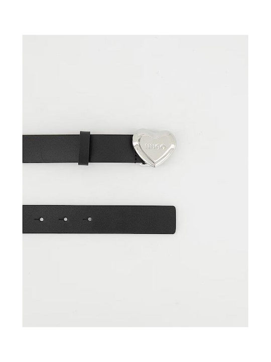 Hugo Boss Leather Women's Belt Black