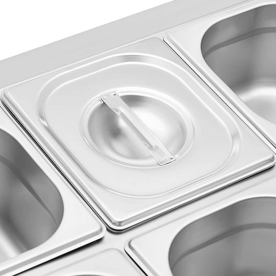 Royal Catering Gastronorm-Behälter Edelstahl GN1/6