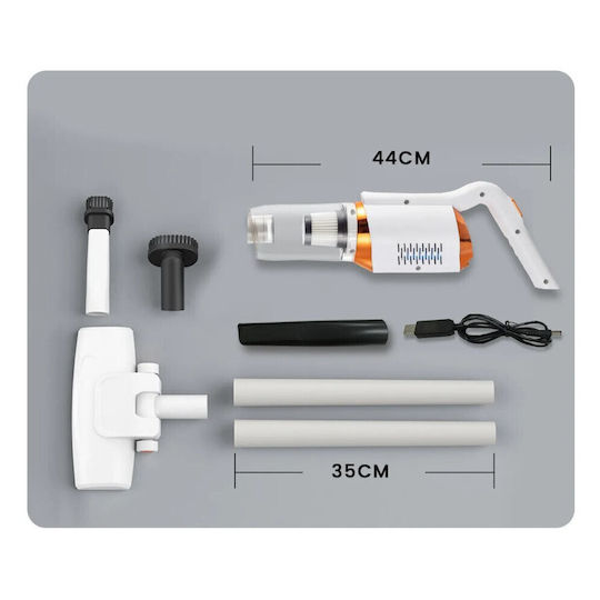 Rechargeable 2 in 1 Stick & Handheld Vacuum 22.2V White