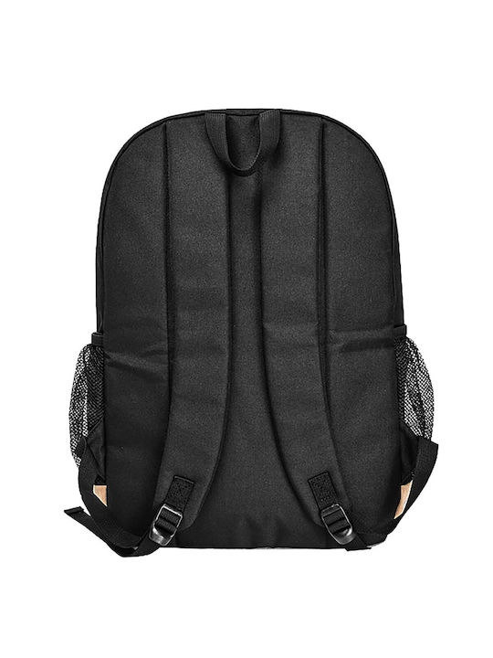 Black Anatomical Teen Backpack 43x30x14cm Justnote 703342 50-3322