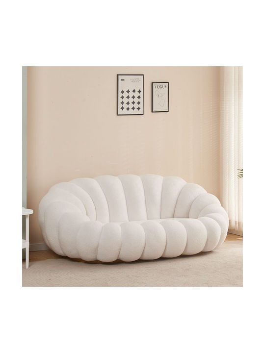 Margaritine Two-Seater Couch White 180x100x67cm