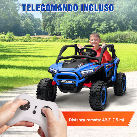 Buggy Două Locuri Cu Telecomandă 24 Volt Albastru Pentru 3+ Ani