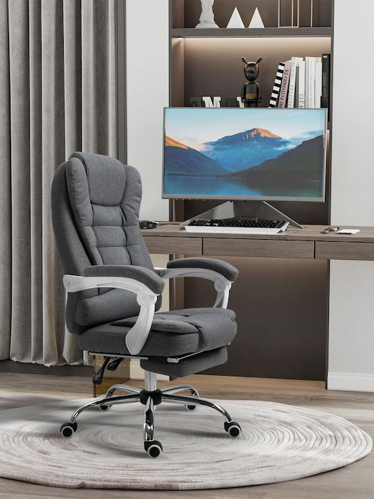 Vinsetto Office Chair with Recline Grey
