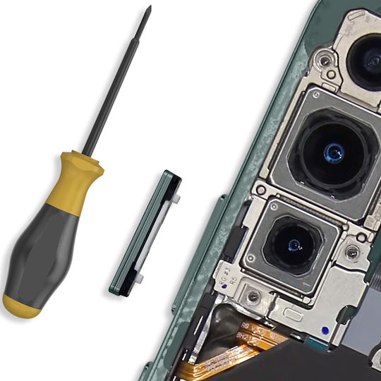 Бутон за сила на звука Samsung Galaxy S22 S22 Plus Оригинален Зелен