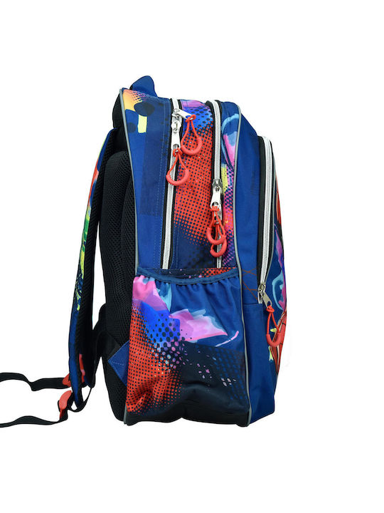 Spiderman Schulranzen Rucksack Grundschule Silber mit Flaschenhalter 27Liter