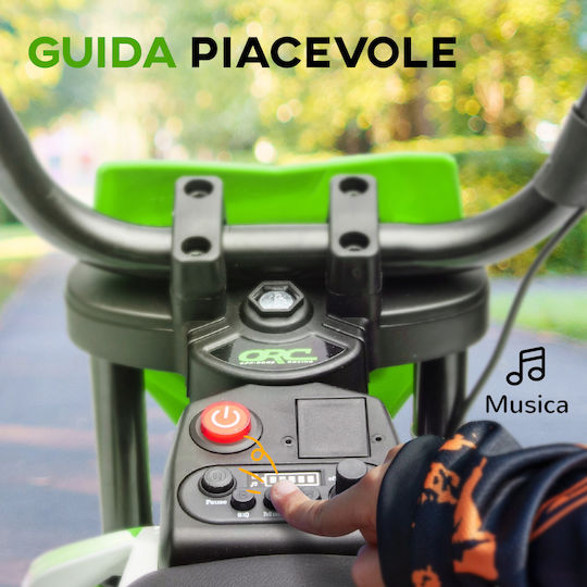 Kids Motorbike Inspired Electric 12 Volt Green
