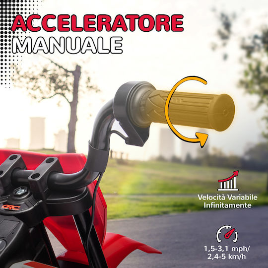 Kids Motorbike Inspired Electric 12 Volt Red