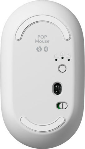 Logitech POP Emoji Kabellos Bluetooth Maus Off-White