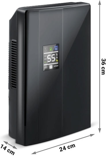 Berdsen BR-20 D Θερμοηλεκτρικός (Peltier) Αφυγραντήρας 0.7lt Μαύρος