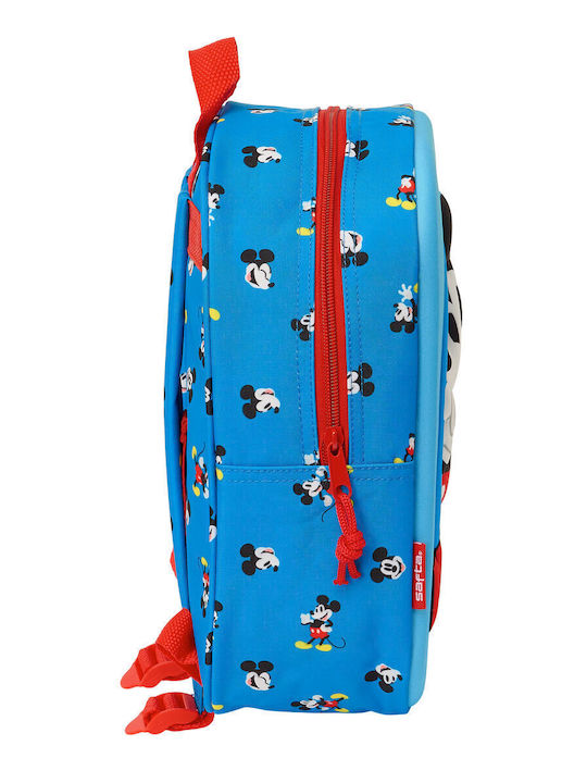 Mickey Mouse Clubhouse School Bag Blue 22 X 27 X 10 Cm 3D