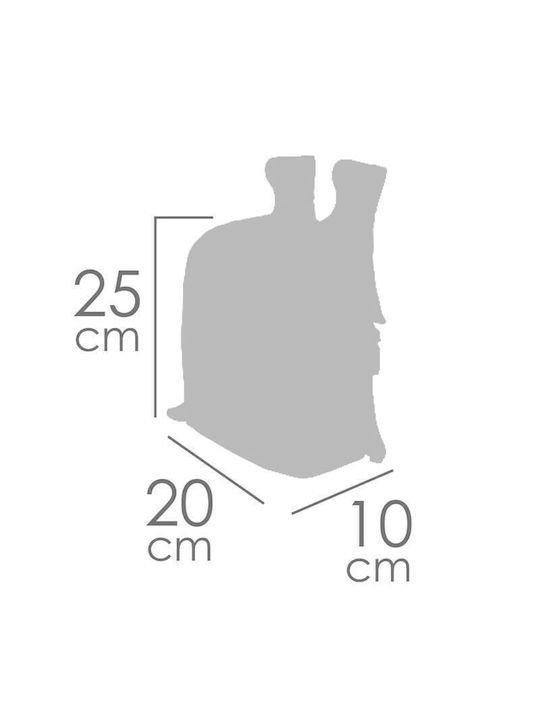 School Bag Decuevas Coco 25 X 10 X 20 Cm White