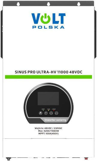 Sinuspro Ultra-hv 11000 48v/230v 5200/11000w 100a Mppt Solar Inverter Converter 450v