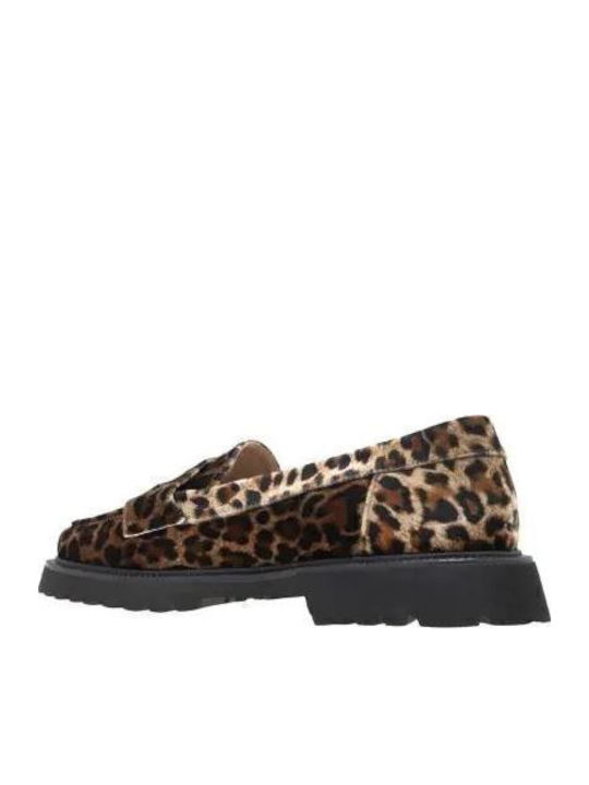 Beponika Дамски мокасини Leopard