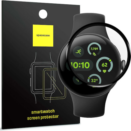 Spacecase Full Face Tempered Glass pentru Google Pixel Watch 3 45mm 1buc