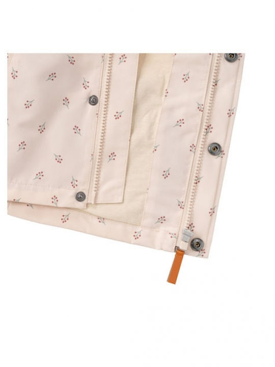 Waterproof Kids' Casual Jacket with Lining & Hood Berries