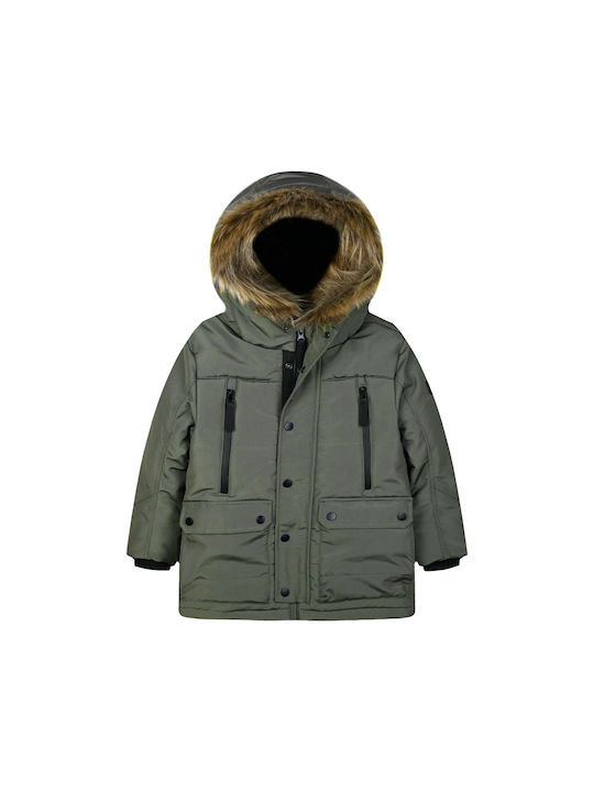 Energiers Kids Parka with Lining & Hood Camel