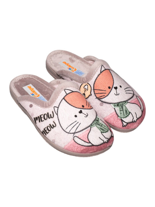 Adam's Shoes Kids Slippers Beige