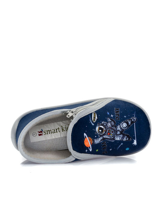 Kids Slippers Boots Navy Blue