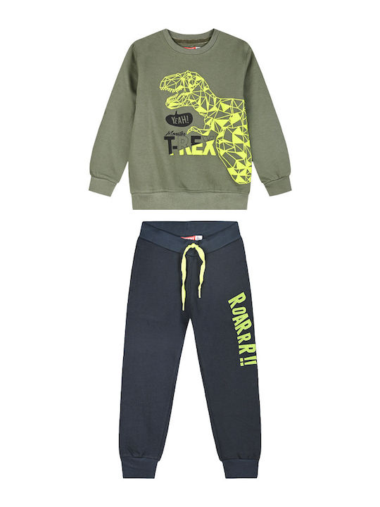 Kids Sweatpants Set BLACK 2pcs