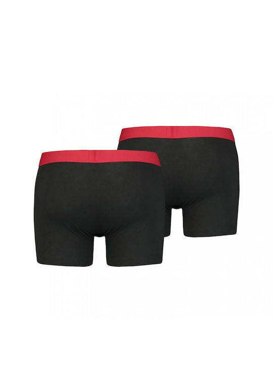 Basic Ανδρικά Μποξεράκια Μαύρα 2Pack