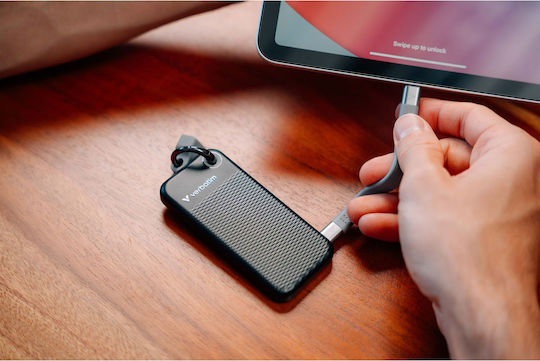 Verbatim Pocket USB 3.2 External SSD 2TB M.2 Black / Grey