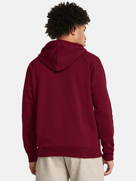 Under Armour Rival Burgundy with Hood