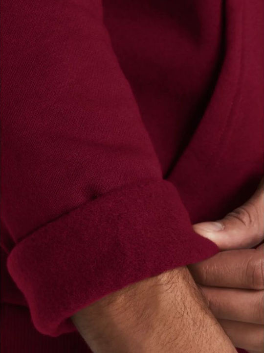 Rival Sweatshirt with Hood Burgundy