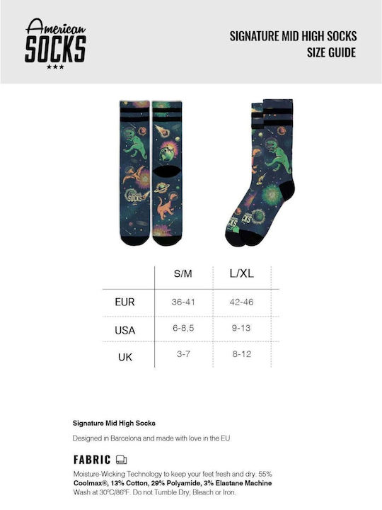 American Socks Signature Чорапи Бели 1Пакет