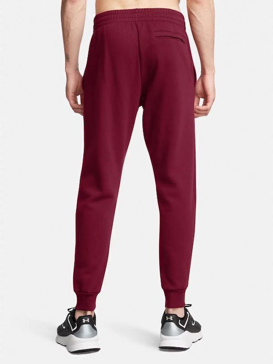 Rival Sweatpants with Elastic Burgundy
