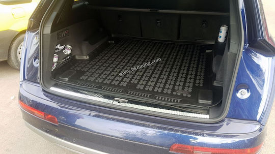 Sahler 3D гумена стелка за багажник Audi Q7 2015+ 7 места 3 реда черна 1 бройка