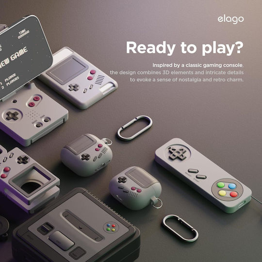 Elago Aw5 Hang Case Case Silicone in Gray color for Apple AirPods 4