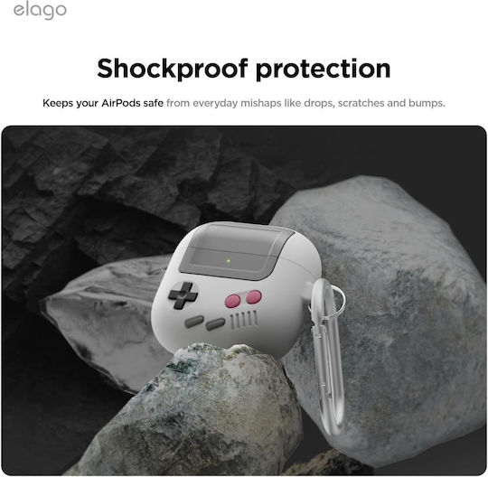 Elago Aw5 Hang Case Case Silicone in Gray color for Apple AirPods 4