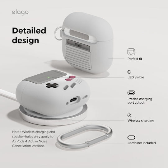Elago Aw5 Hang Case Case Silicone in Gray color for Apple AirPods 4