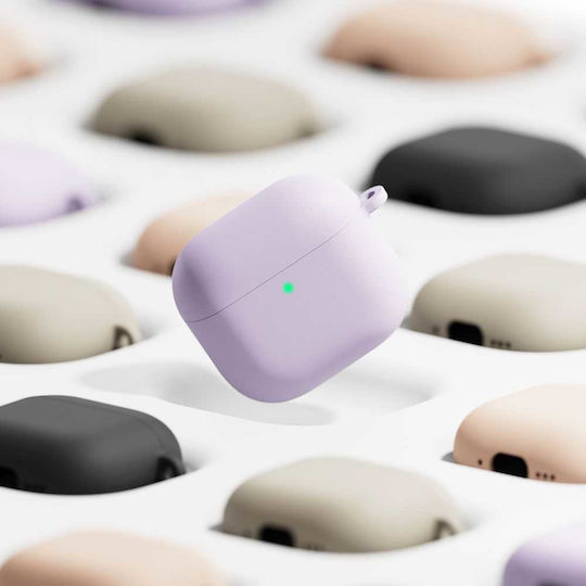 Ringke Hülle Silikon mit Haken in Schwarz Farbe für Apple AirPods 4