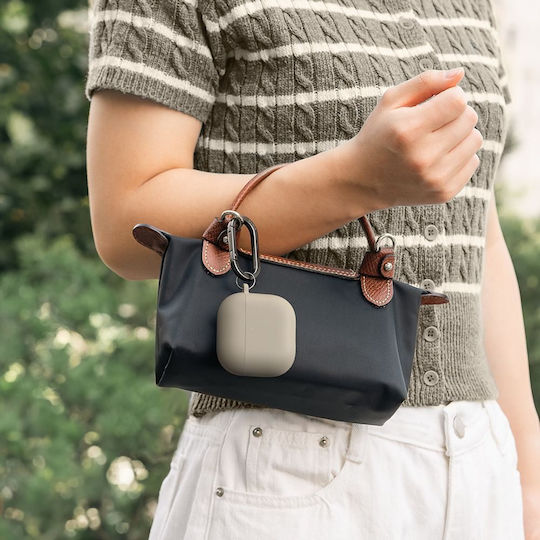 Ringke Hülle Silikon mit Haken in Schwarz Farbe für Apple AirPods 4