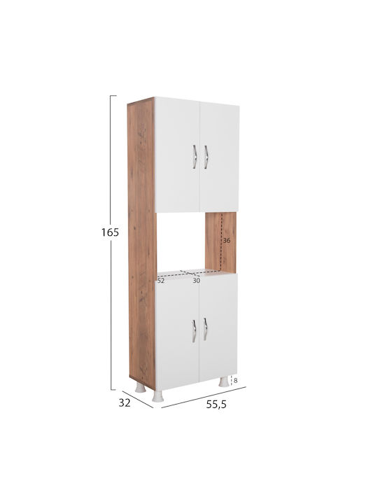 Floor Cabinet Natural White 52x30x26pcs