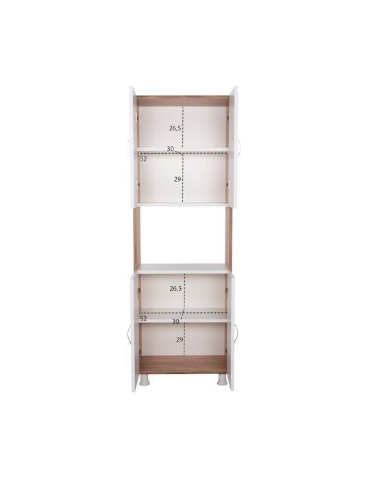 RAD Επιδαπέδιο Ντουλάπι Φυσικό-λευκό 52x30x26εκ.