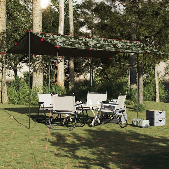 vidaXL Δάπεδο για Σκηνή Camping Πράσινο 506x306εκ.