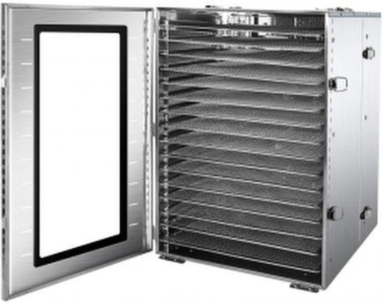 Food Dehydrator 16 Shelves Adjustable Temperature 40-90°C Sterilization Function
