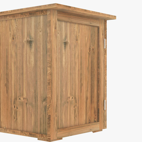 Wooden Garden Shed L0.77xW0.55xH0.72m
