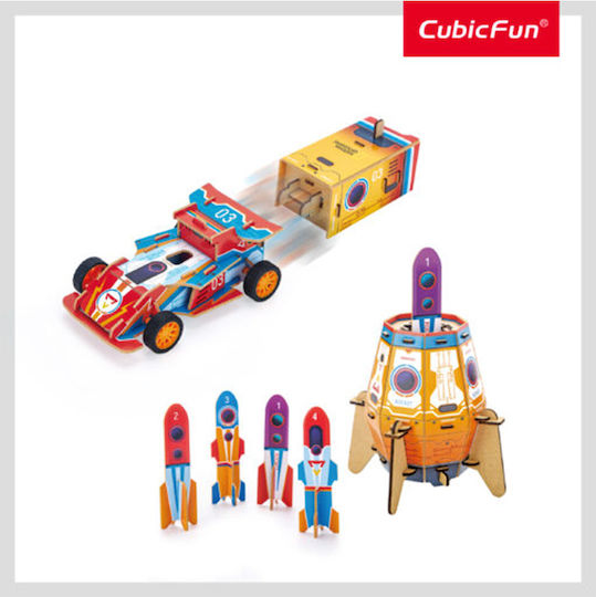 Cubic Fun Παιχνίδι Κατασκευών Χάρτινο για Παιδιά 5+ Ετών