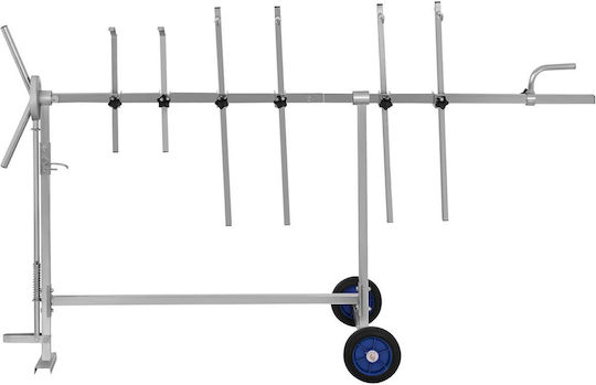 360° Rotating Paint Cart Stand Up To 90 Kg 6 Arms Standard