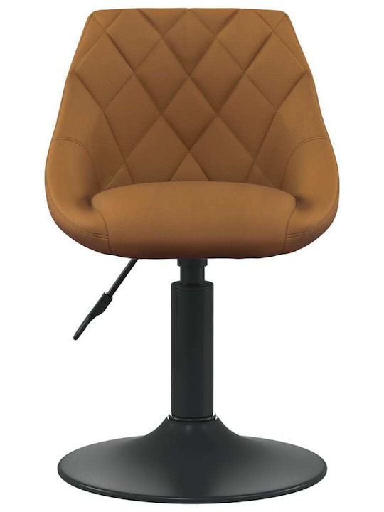 Rotating Chair Visitor in Brown Color 46x44x62cm 4pcs