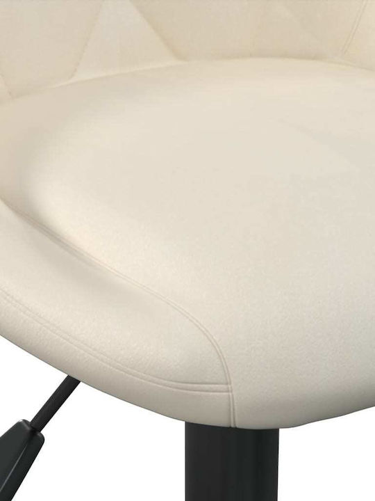Rotating Chair Visitor in Beige Color 46x44x62cm 6pcs