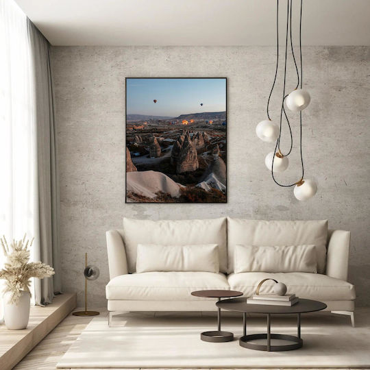 Tabloul Baloane deasupra Cappadociei la răsărit 100x150