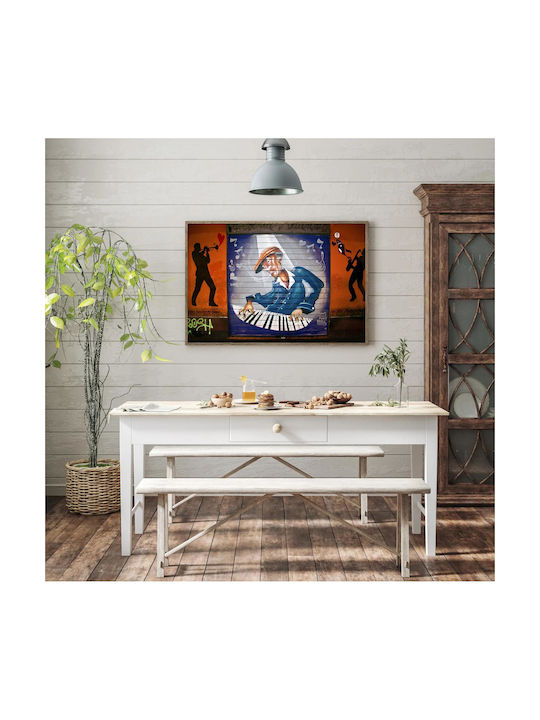 Street Art Jazzmusiker Gemälde 150x100