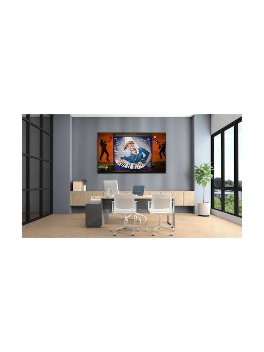 Street Art Jazzmusiker Gemälde 150x100