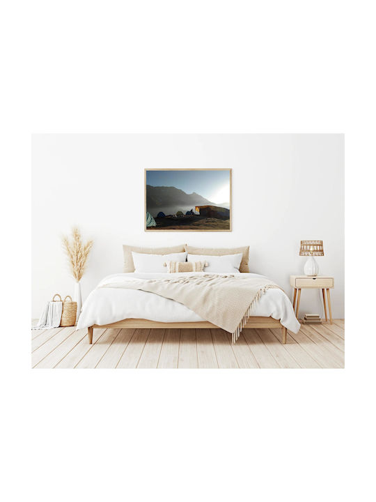 Tabloul Camping în Munte la Răsărit 120x80