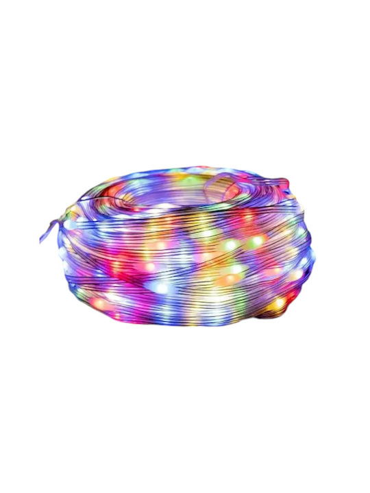 400 Lămpițe LED 50m. Multicolore tip Șir 1buc